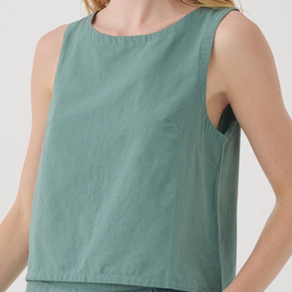 Pact linen tank